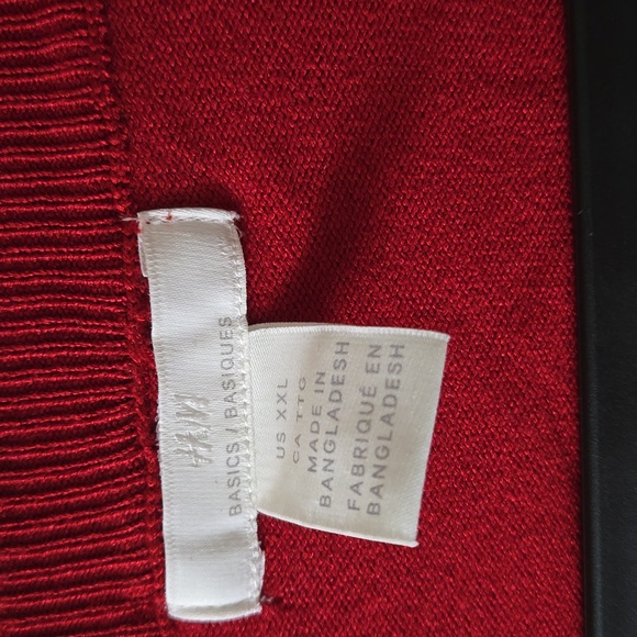 ❤️ H&M Red Cardigan - Size XXL ❤️ - Picture 2 of 4
